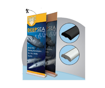 Banner Stand: Model Barracuda 1-36