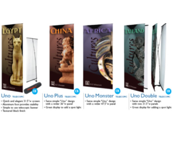 Banner Stand: Model Uno Plus